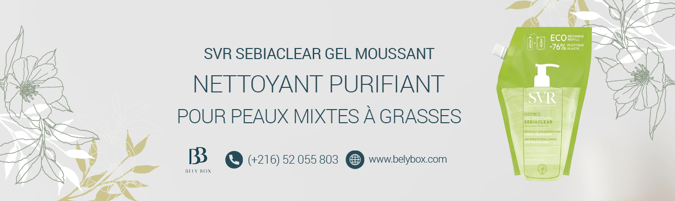 SVR SEBIACLEAR GEL MOUSSANT – Nettoyant Purifiant pour Peaux Mixtes à Grasses
