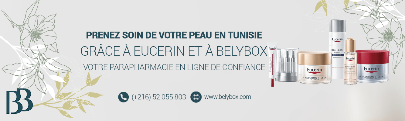 Prenez soin de votre peau en Tunisie grâce à Eucerin et à Belybox, votre parapharmacie en ligne de confiance