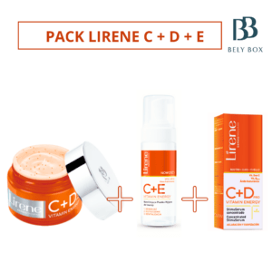 PACK LIRENE C + D + E VITAMIN ENERGY (MOUSSE + CREME + SERUM ) (1)