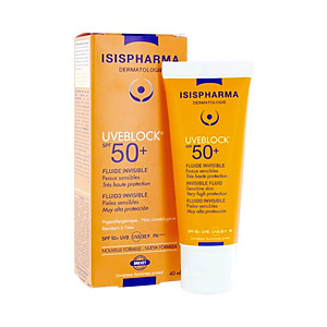 ISISPHARMA UVEBLOCK CREME SPF80+ INVISIBLE 40ML