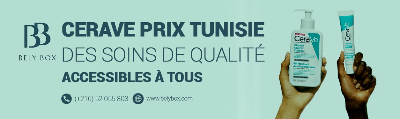 Cerave prix tunisie - BELYBOX- Parapharmacie en ligne en Tunisie