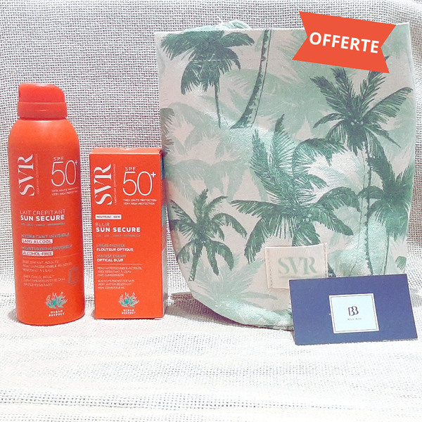 PACK SVR SUN SECURE SPF50+ BLUR +LAIT CREPITANT+(BOURSE OFFERTE)