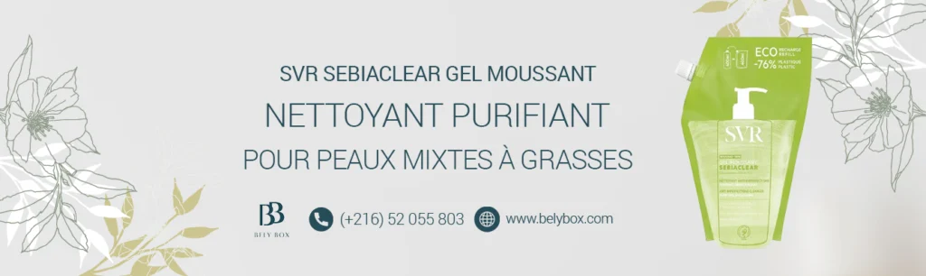 SVR SEBIACLEAR GEL MOUSSANT – Nettoyant Purifiant pour Peaux Mixtes à Grasses