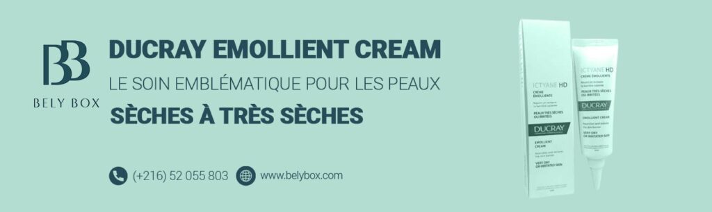 Ducray Emollient Cream - Le Soin Emblématique pour les Peaux Sèches à Très Sèches