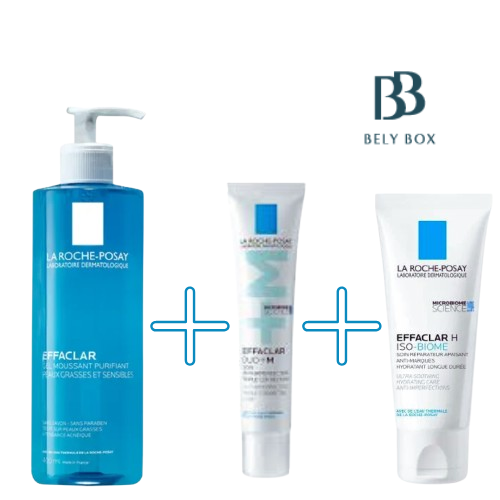 LA ROCHE POSAY PACK EFFACLAR GEL MOUSSANT + DUO (+) M+ H ISO-BIOME