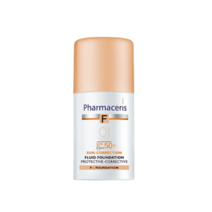 PHARMACERIS F SUN-CORRECTION SPF50+ FOND DE TEINT IVORY 01