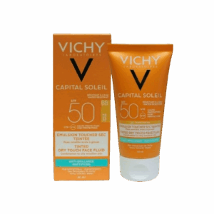 VICHY CAPITAL SOLEIL BB EMULSION TOUCHE SEC TEINTE SPF50+