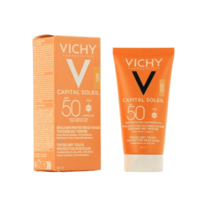 VICHY CAPITAL SOLEIL BB EMULSION TOUCHE SEC TEINTE SPF50+