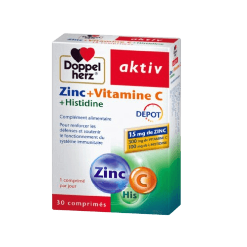 AKTIV ZINC+HISTIDINE+VITAMINE C 30 COMPRIMES
