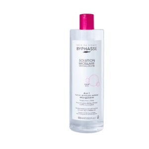 BYPHASSE SOLUTION MICELLAIRE DÉMAQUILLANTE  PEAUX SENSIBLES SECHES  500ML