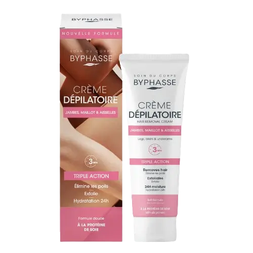 BYPHASSE CREME DEPILATOIRE 125ML