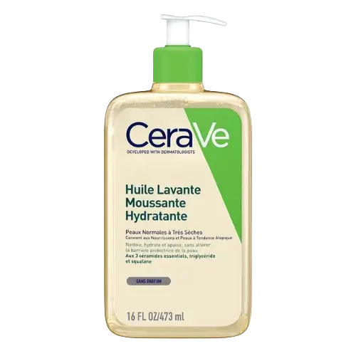 CERAVE HUILE LAVANTE MOUSSANTE HYDRATANTE 473ML