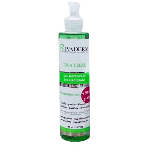 RIVADERM RIVA CLEAR GEL NETTOYANT ECLAIRCISSANT 150ML